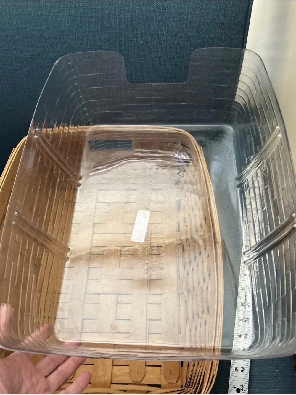 Longaberger 2006 Large Storage Solutions Basket And Protector